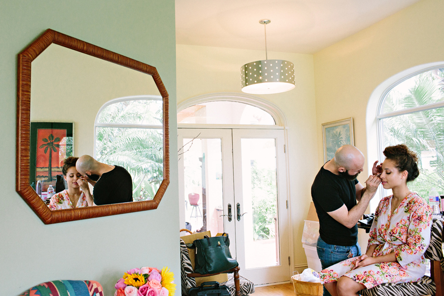 bride getting ready