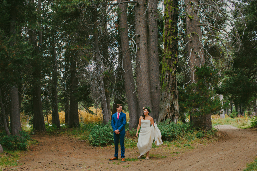 bride and groom first look