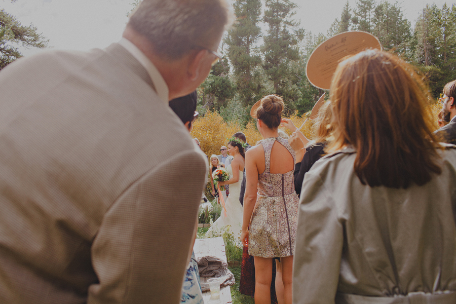 bride walking down the isle