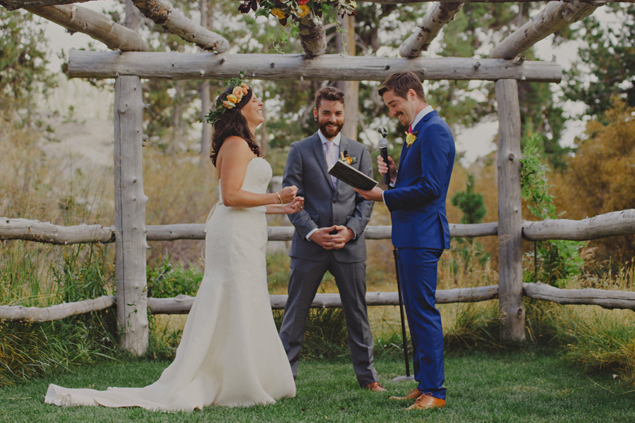 outdoor wedding ceremony