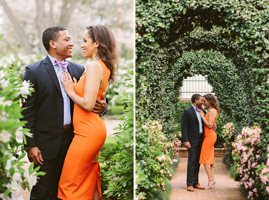 azalea trail engagement session
