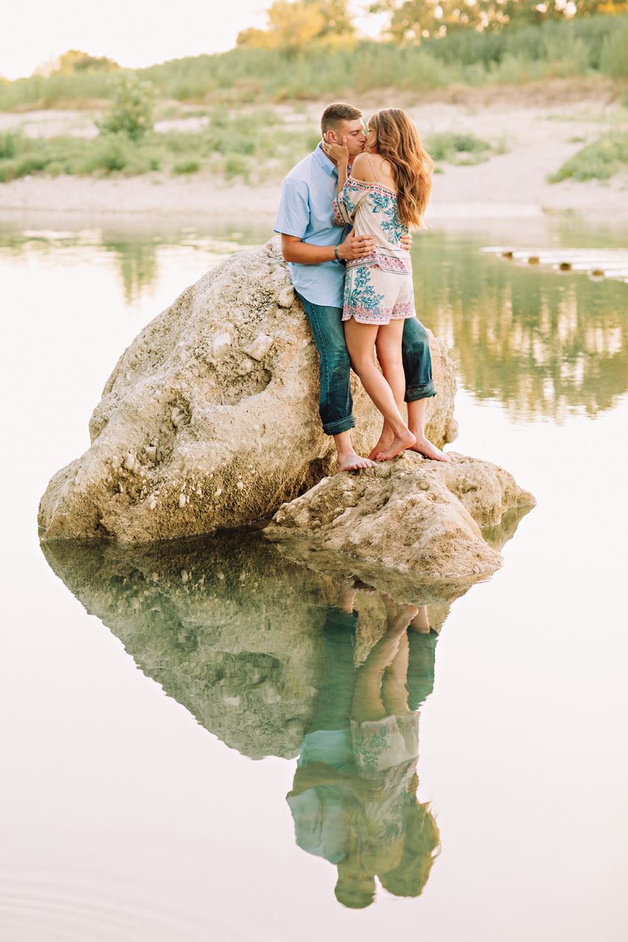 hill country engagement session